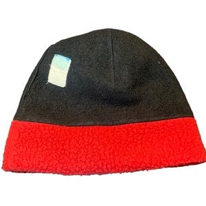 Black and Red Men's Beanie